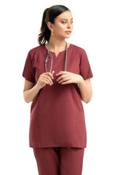 Circular Neckline Scrub Set