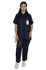 Pharmacist's Clinical Collar Scrub Set