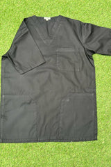Midnight Black Scrub Set - Medium