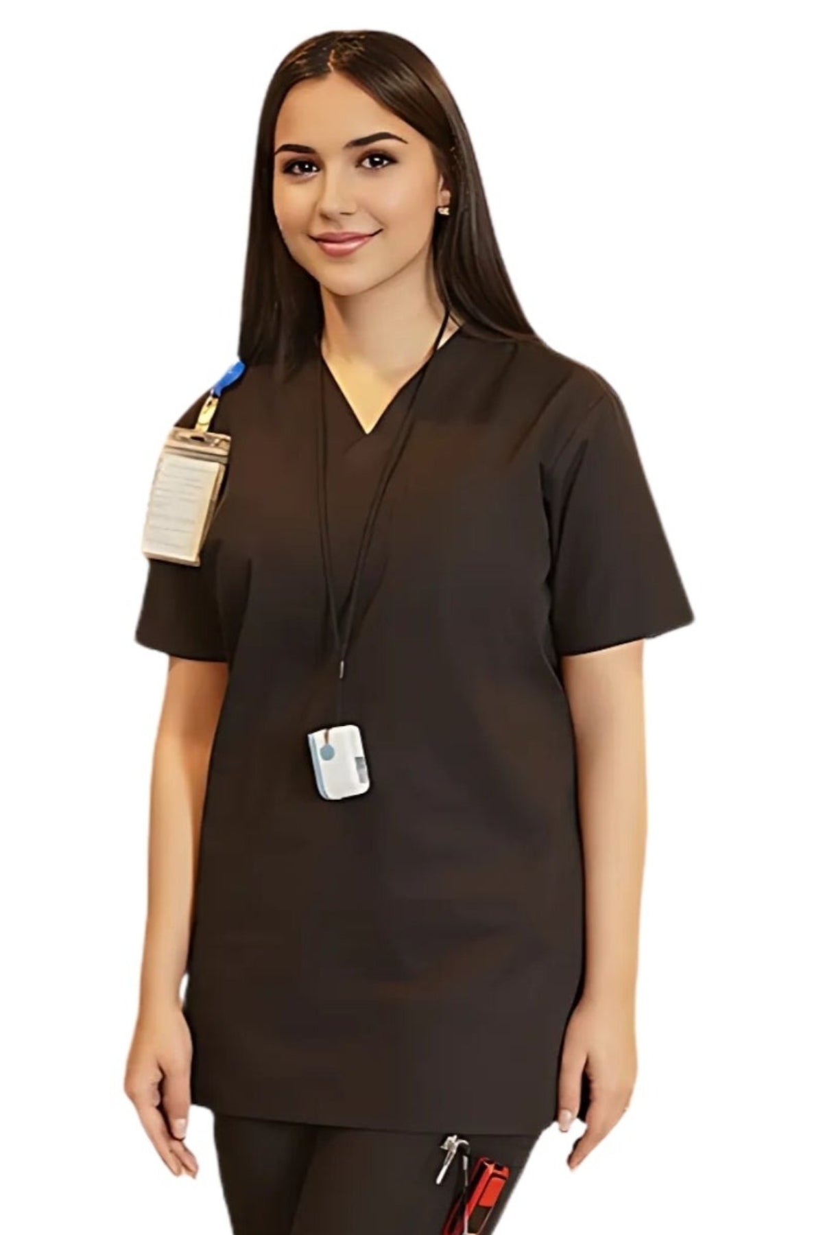 FlexFit Unisex V Neck Scrub Set