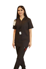 FlexFit Unisex V Neck Scrub Set