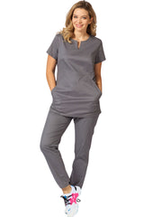 Kangaroo-Pocket Style Scrub Set - front view