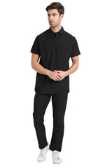 Physician Executive Collar Scrub Set