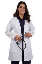 Slant Pocket Utility Lab Coat