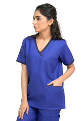 Dual-Stitched Yoke Scrubs Kit - left side view