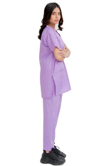 Pleat-Pocket Scrubs Set - right view