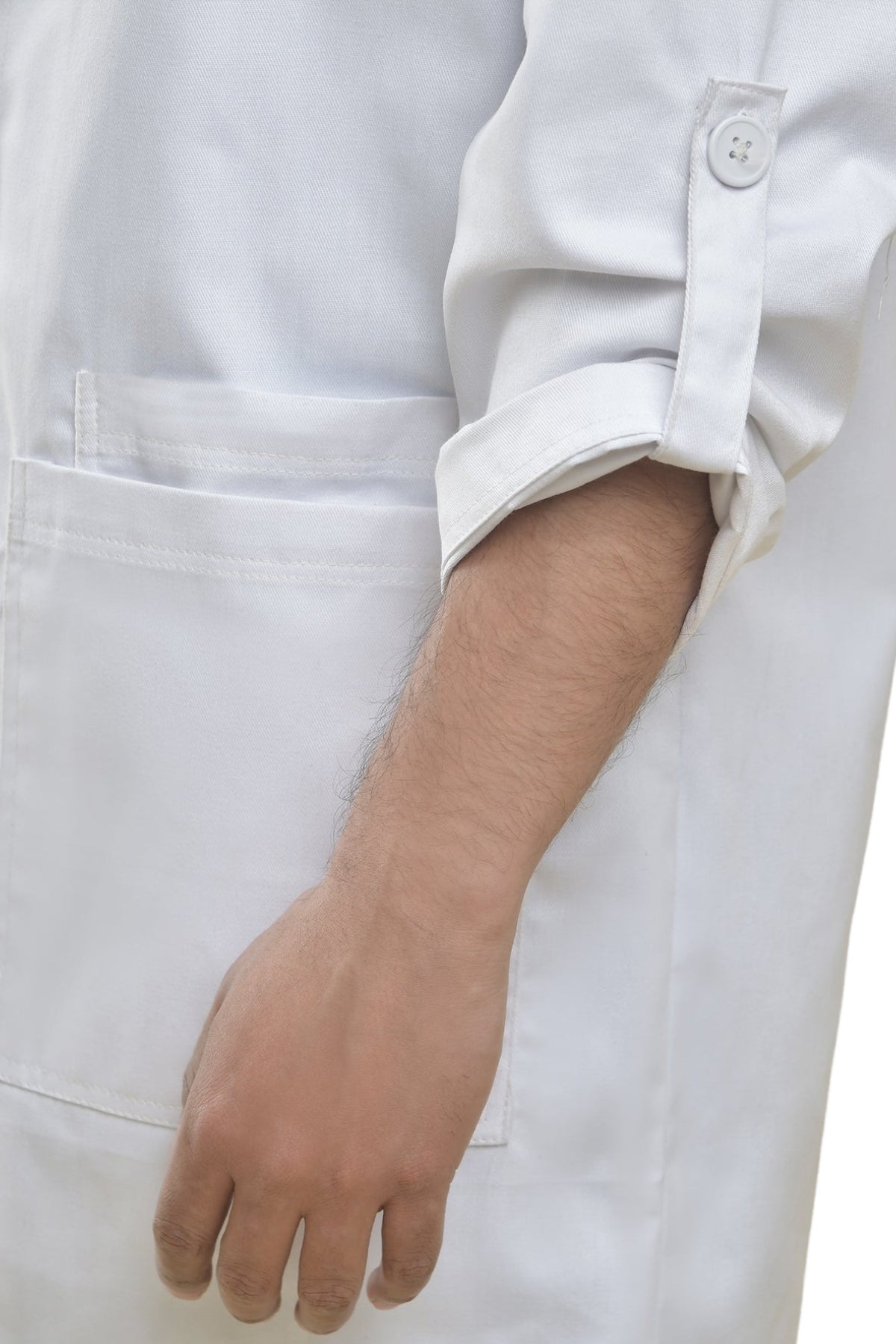 ComfortWear Pro Lab Coat-Cuff Detailing