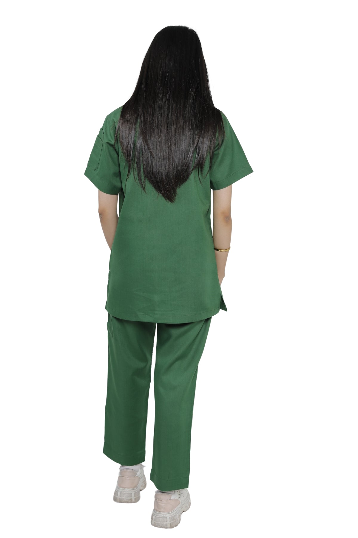 Dermatologist's Elite Pocketed Scrub Set-Back Side