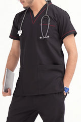 Men's 6-Pocket Cardiologist Scrub Set