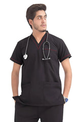 Men's 6-Pocket Cardiologist Scrub Set
