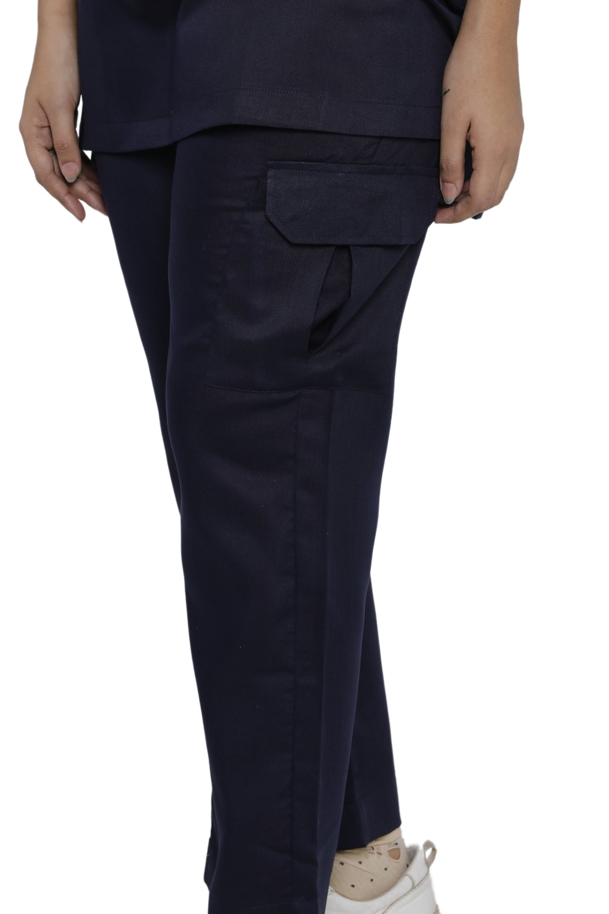 Pharmacist's Clinical Collar Scrub Kit-Pant Detailing