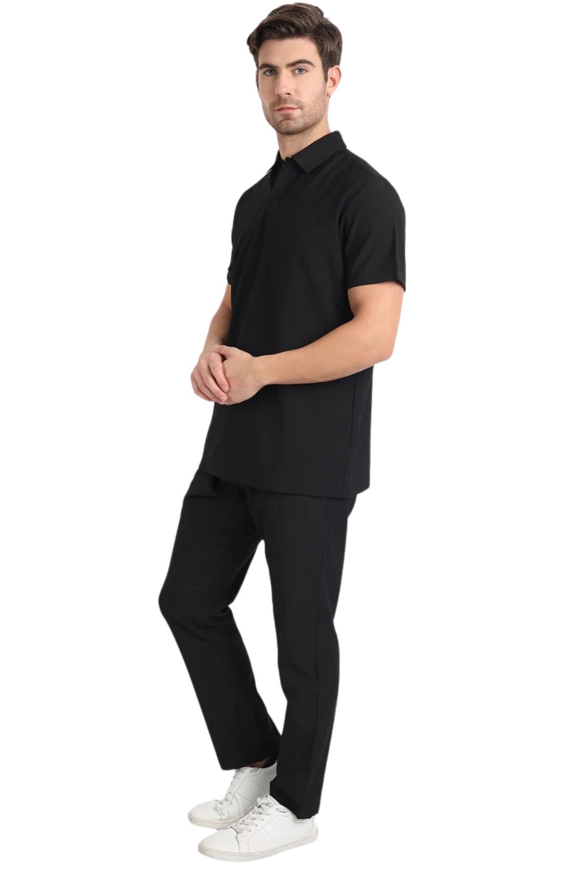 Physician Executive Collar Scrub Set