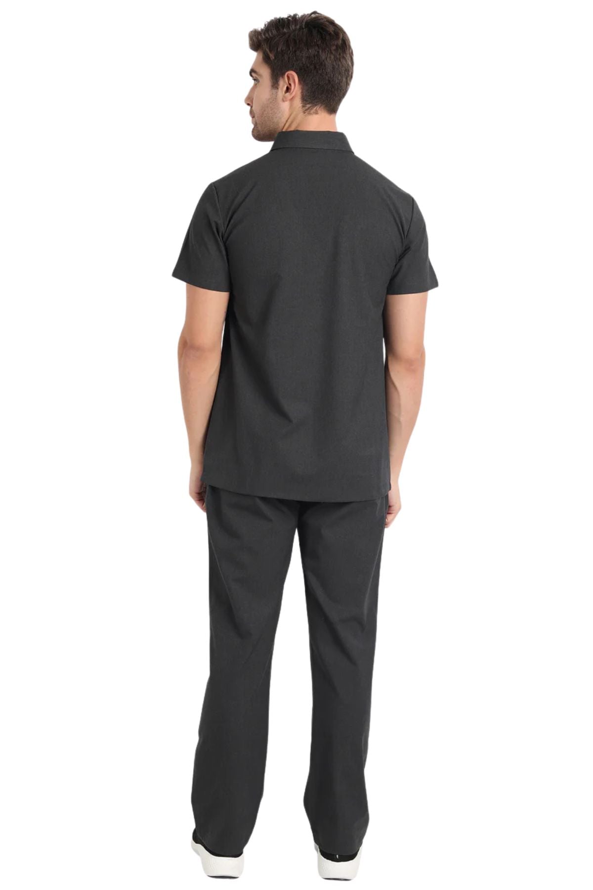 Physician Executive Collar Scrub Set