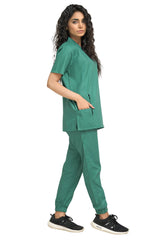 Side Pockets Scrub Set