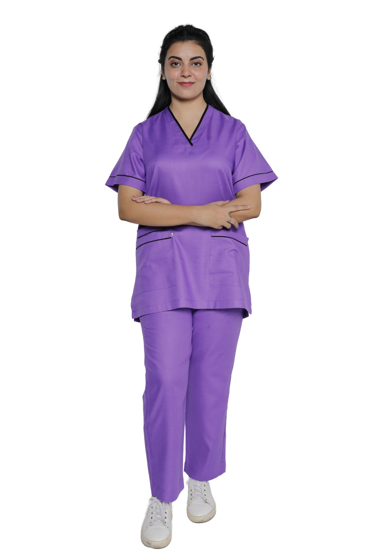 Women's Tri-Pocket Scrubs Kit-Front View